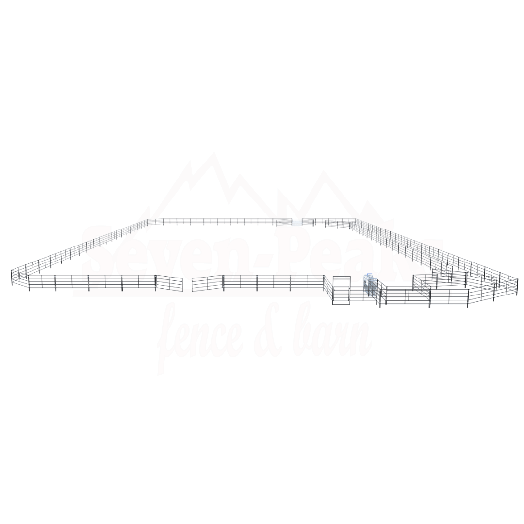 metal livestock fencing enclosure