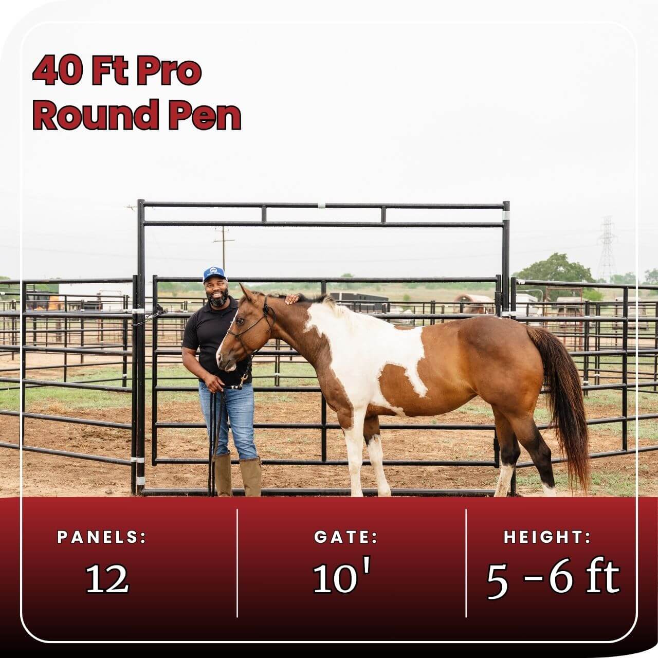 Round Pen 40 Ft Pro