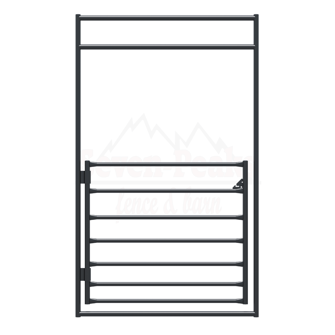 metal corral gate for horses and livestock