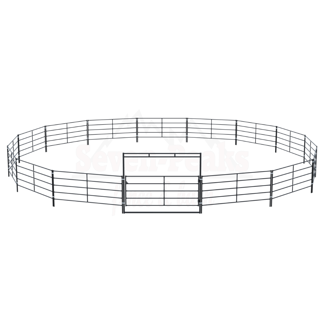 "seven peaks fence barn logo"