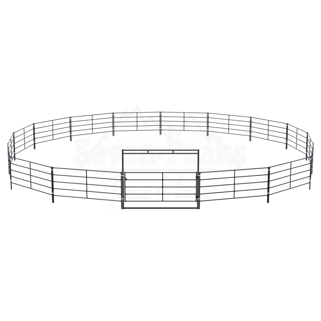 "seven peaks fence barn logo"
