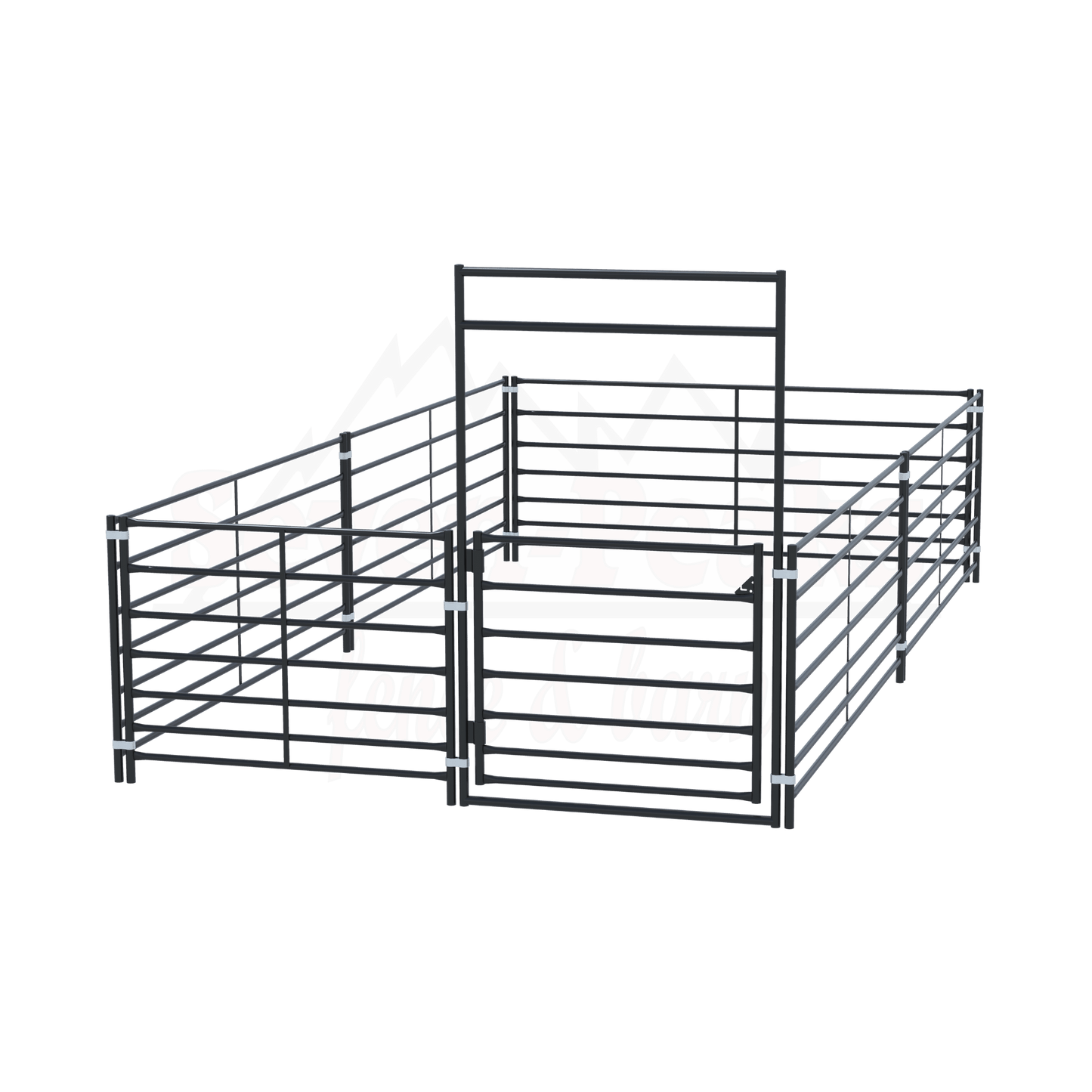 modular animal pen fencing system