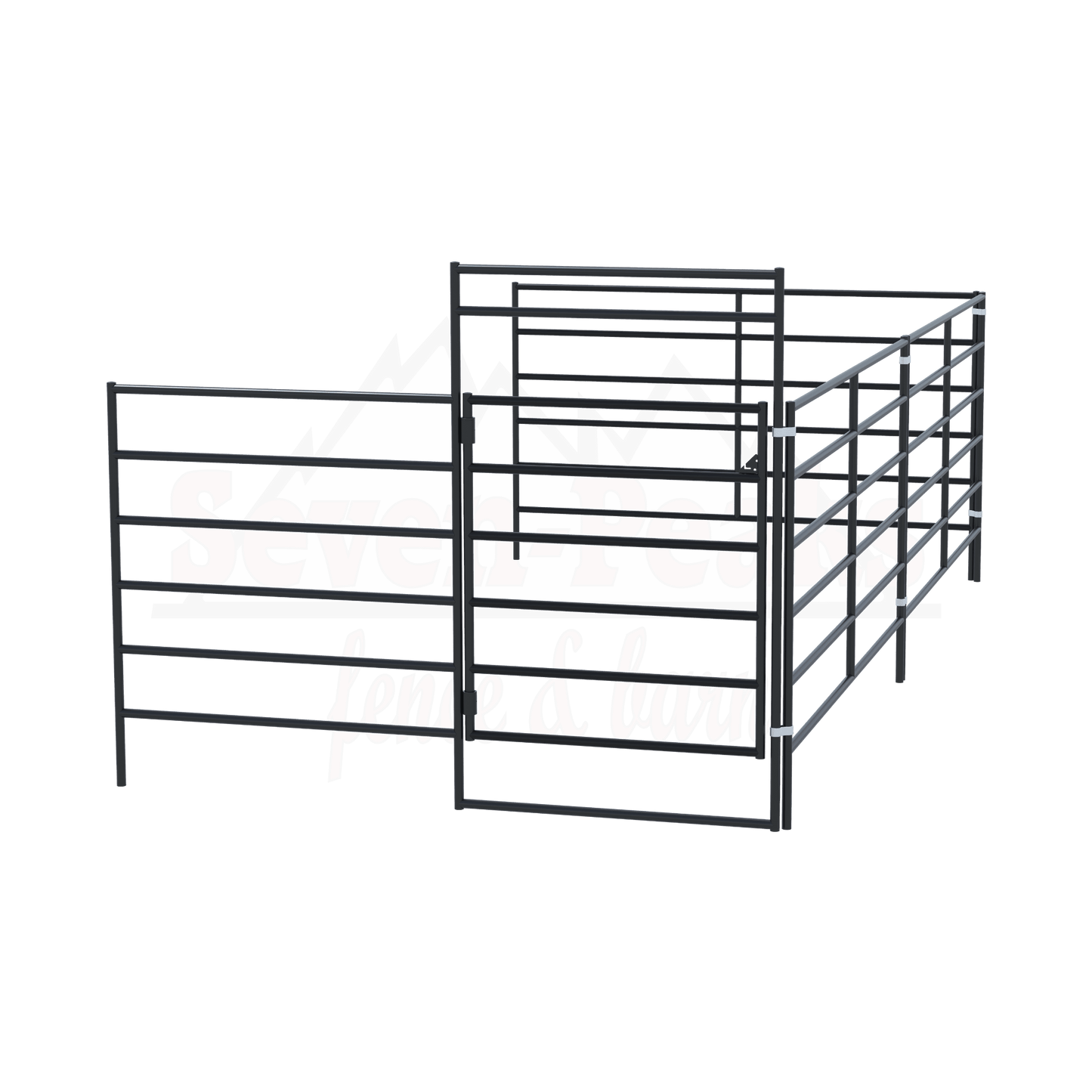 "metal fence panels with logo"