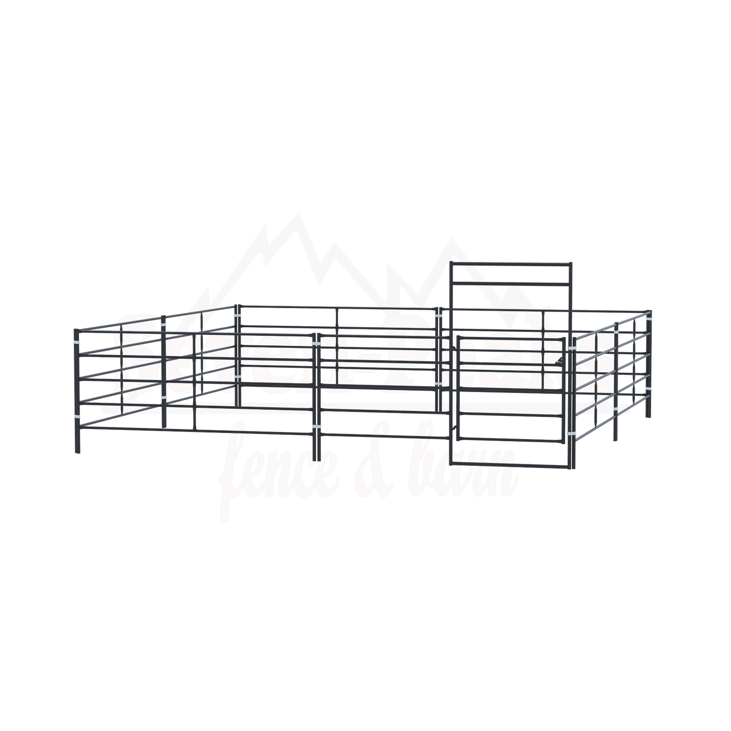 seven peaks fence barn logo railing image