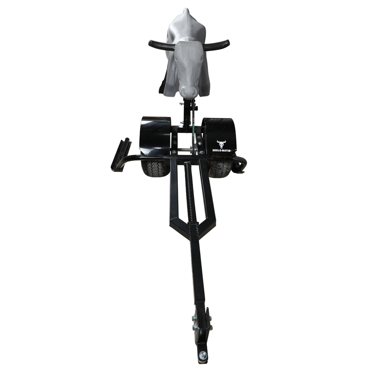 rodeo practice equipment with mechanical steer head