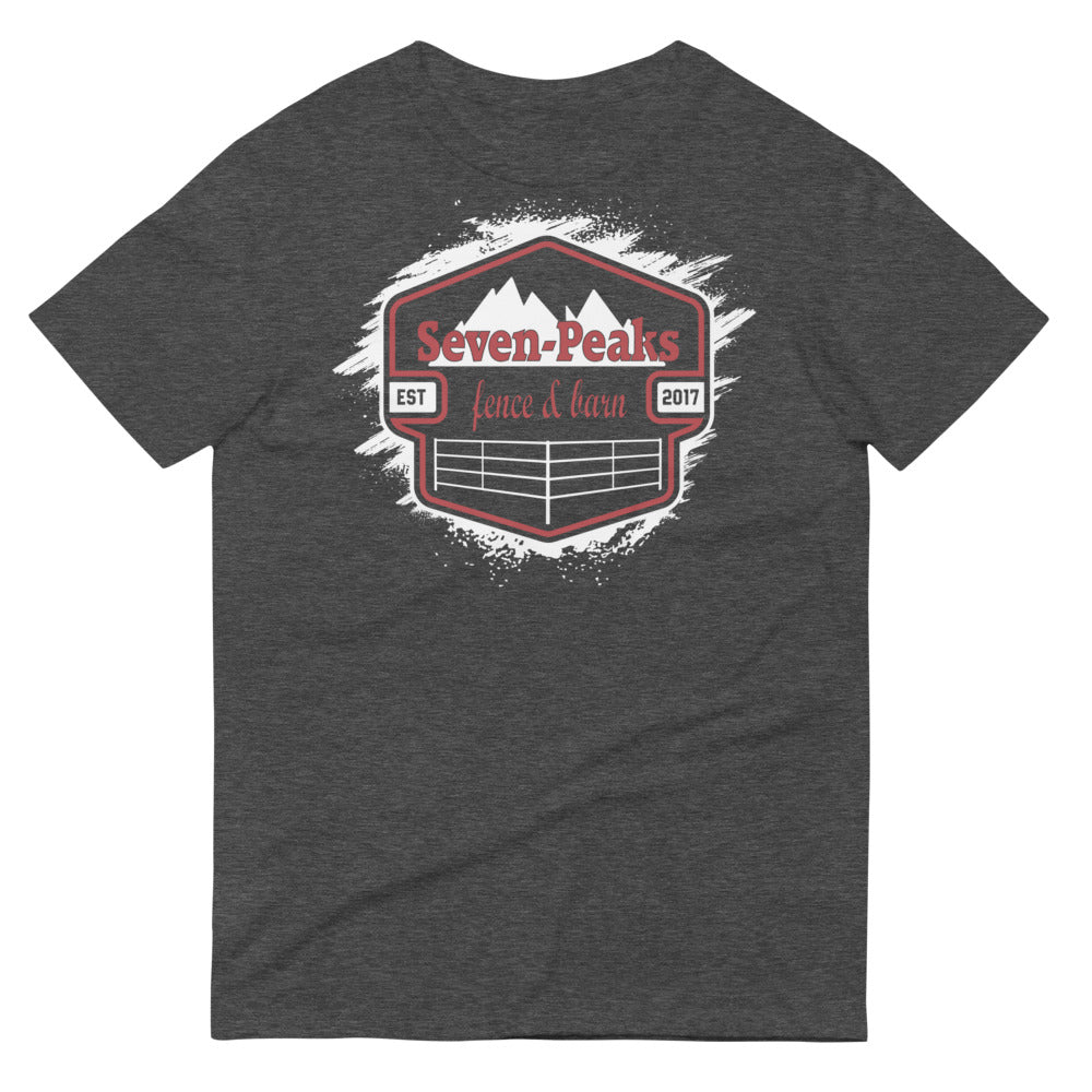 "Seven Peaks Fence Barn T-shirt Graphic Design"