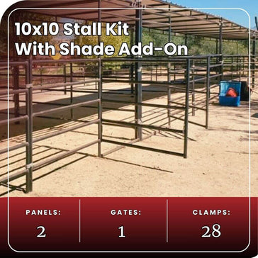 10x10 Stall Kit (ADD ON) + 10x10 Shade