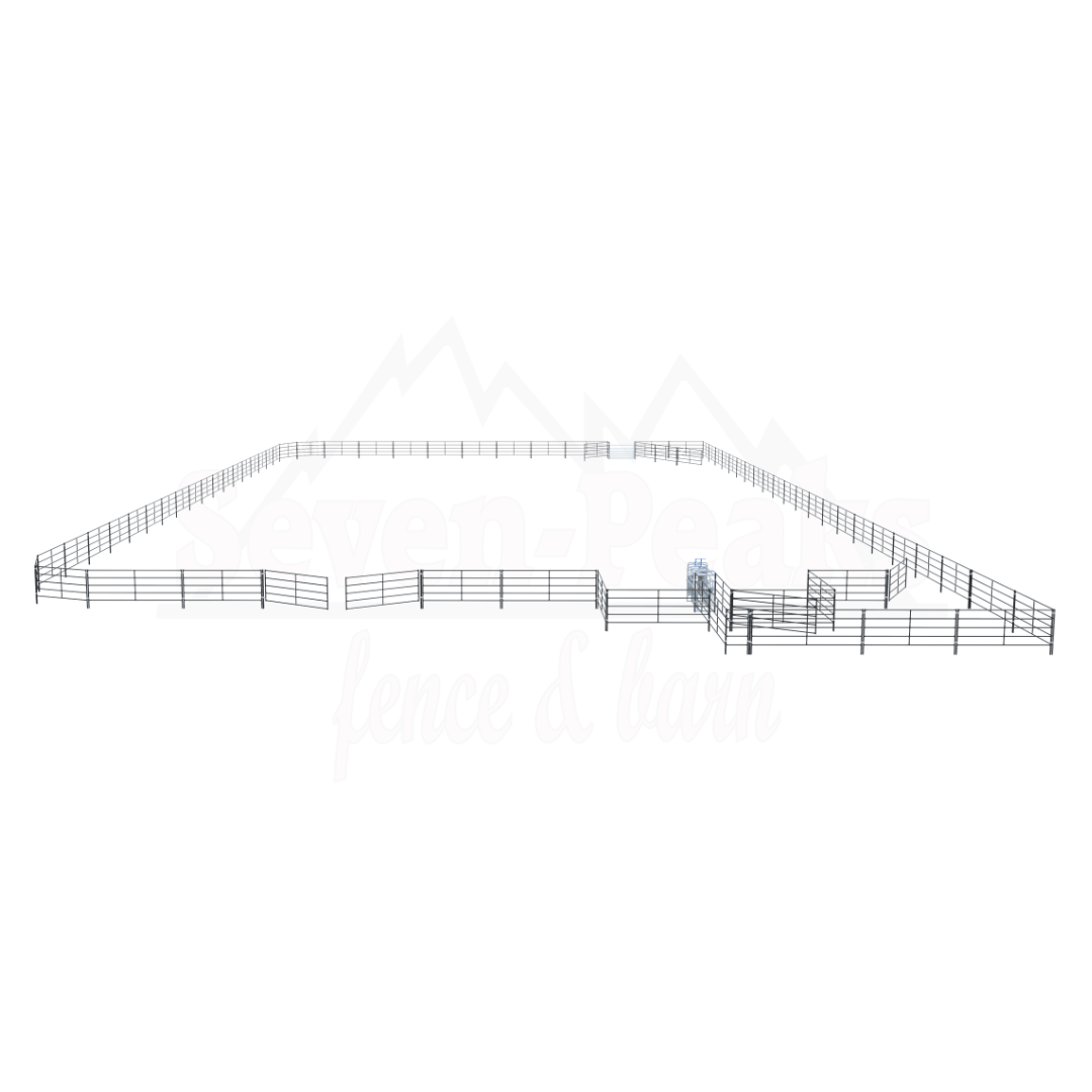 cattle fencing enclosure system