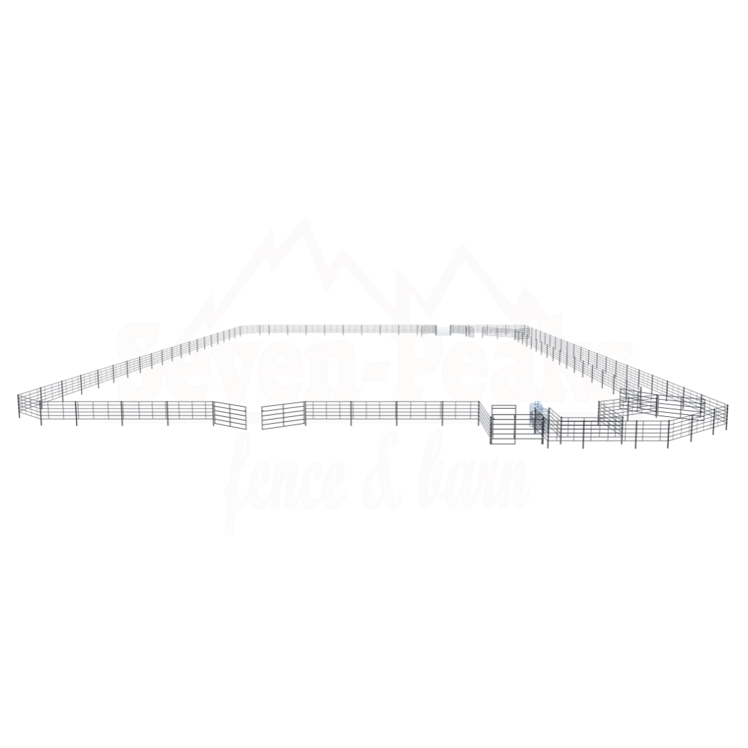 large livestock corral setup diagram