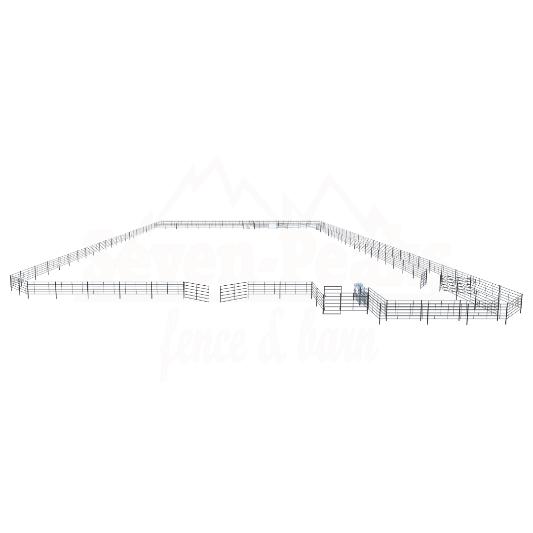 livestock fencing layout diagram