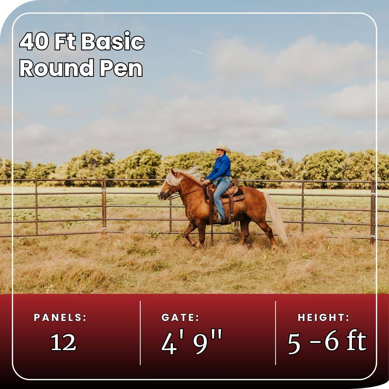 Round Pen 40 Ft Basic