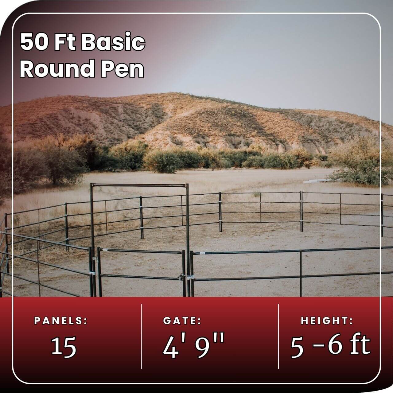 Round Pen 50 Ft Basic