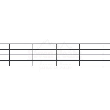 Seven Peaks Fence and Barn logo with mountains and fence design.