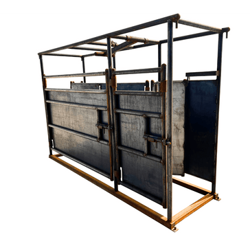 cattle squeeze chute equipment industrial metal