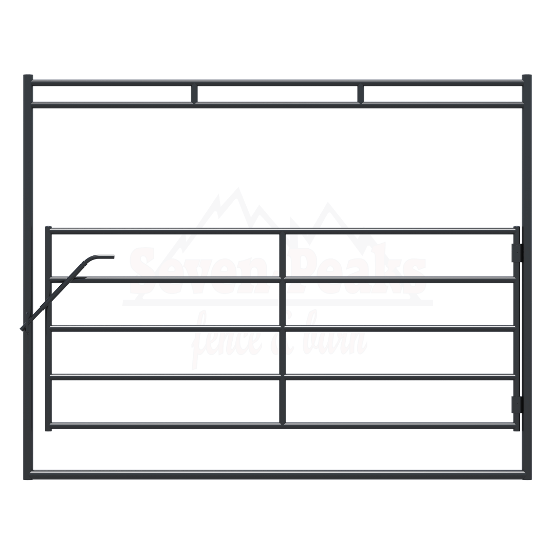 swing stall door with bow gate and vertical bar option