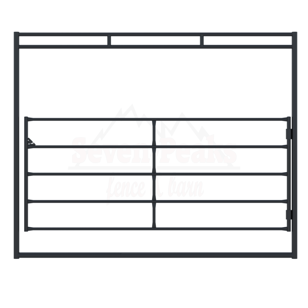 steel panel gate for farm fencing