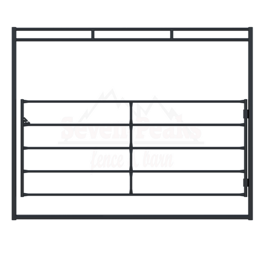 steel panel gate for farm fencing