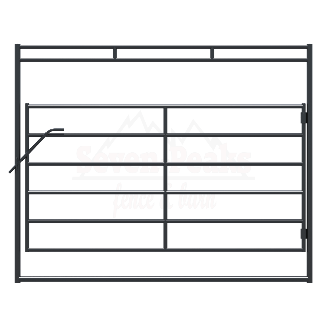 metal corral gate with latch