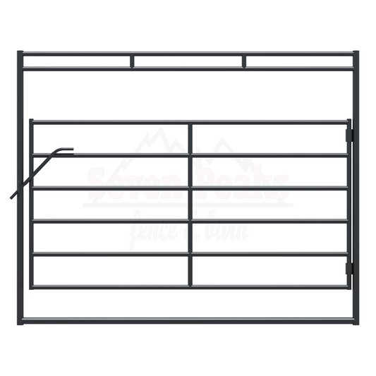 metal corral gate with latch