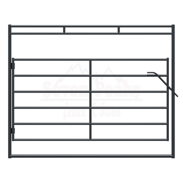metal livestock gate seven peaks fence barn