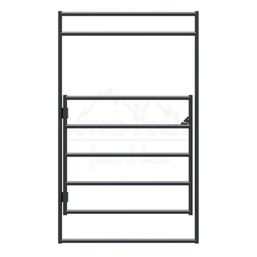 industrial metal fence gate design