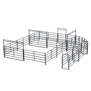steel livestock corral fencing system
