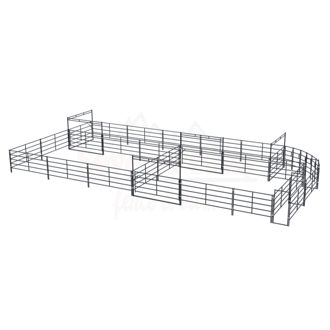 livestock corral system diagram
