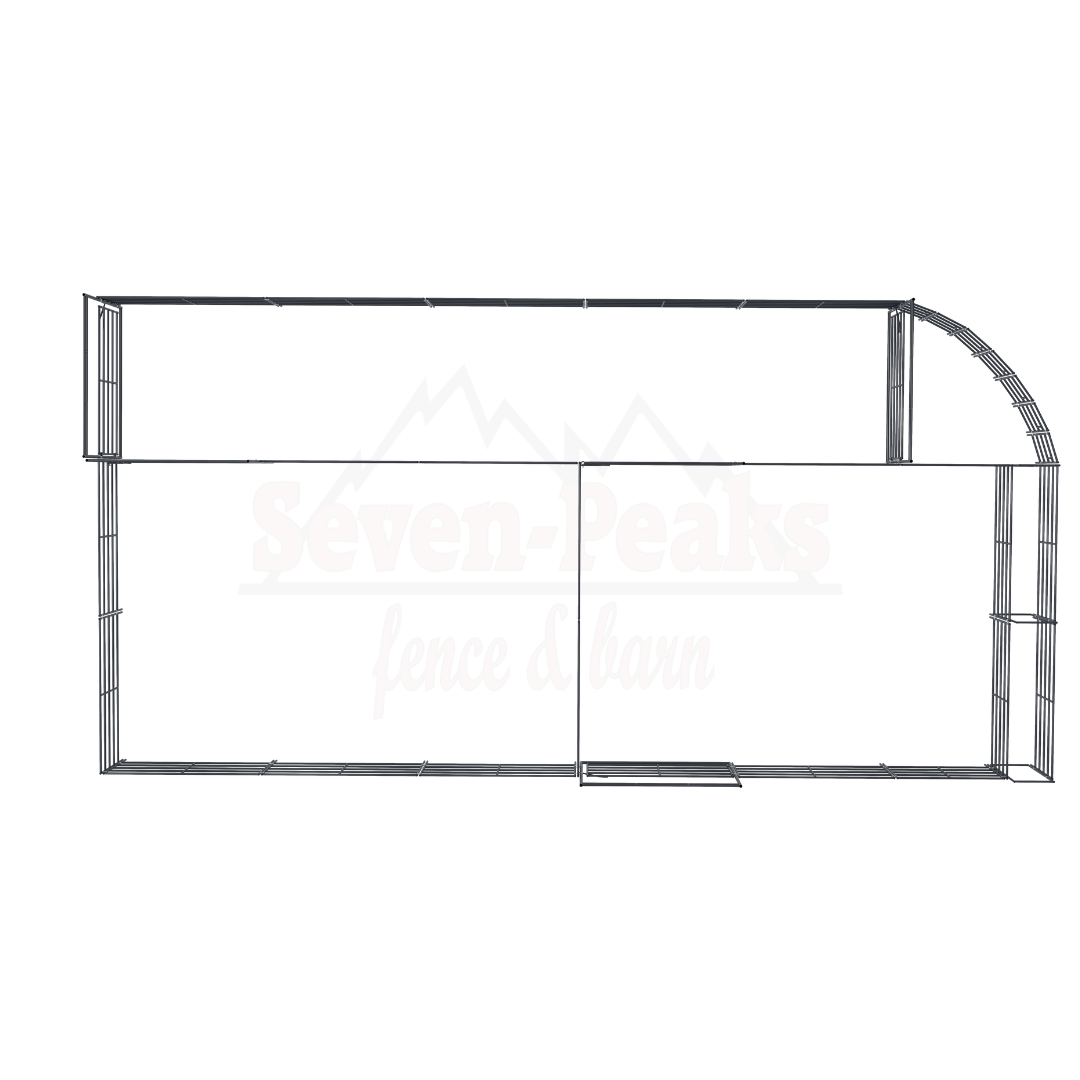 fence panel layout design diagram