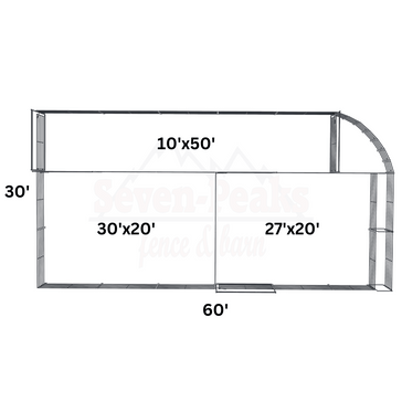 layout dimensions 10x50 30x20 27x20 30x60 structure design