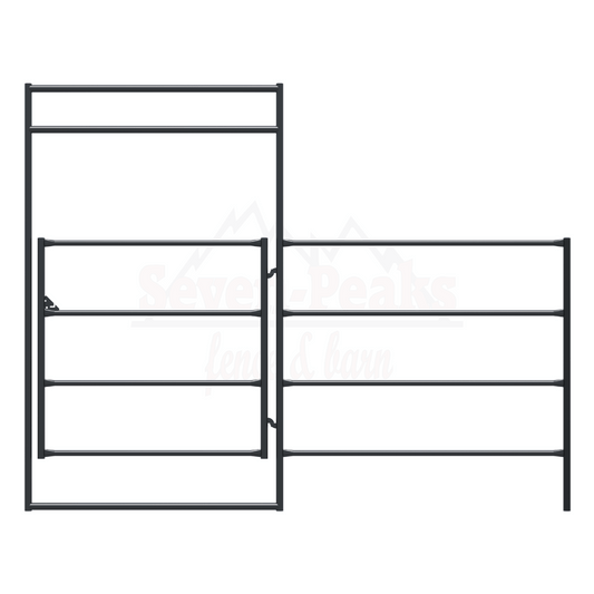 metal corral panels with gate