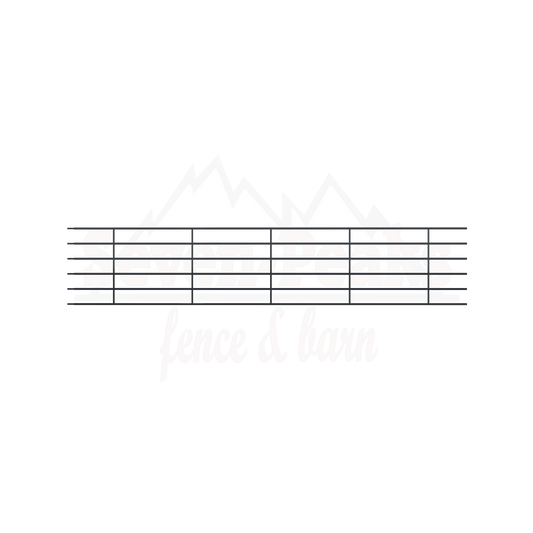 Seven Peaks Fence and Barn logo with mountain design.