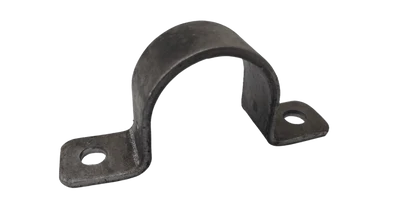 Metal pipe clamp bracket with holes