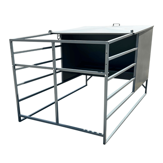 metal enclosed safety cage with lid