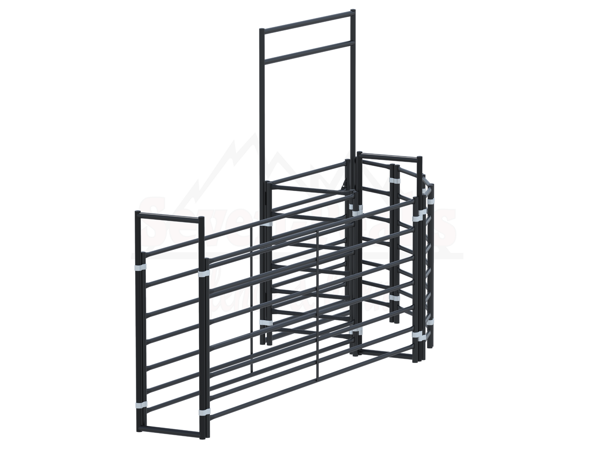 metal cattle handling pen system