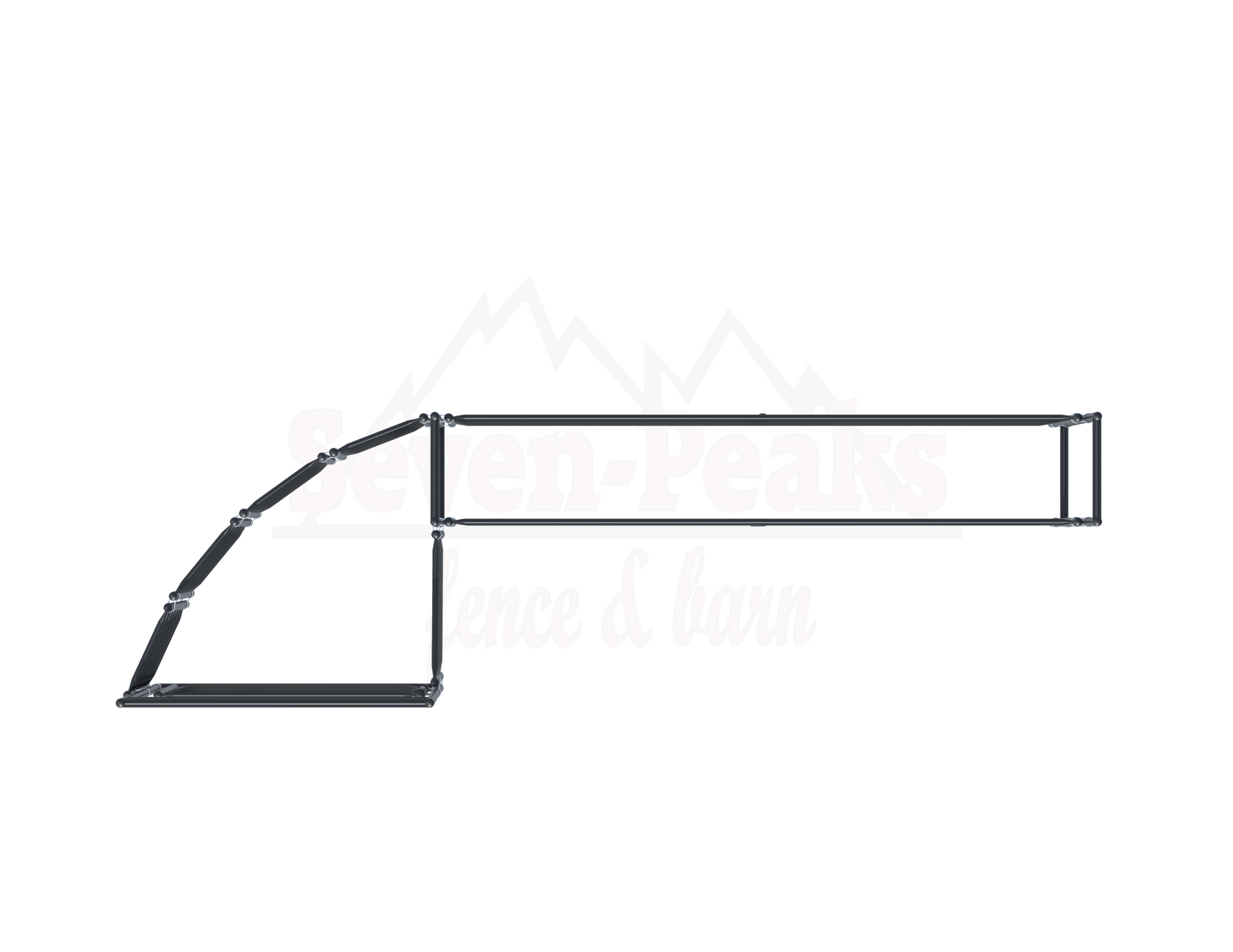 metal fence frame diagram