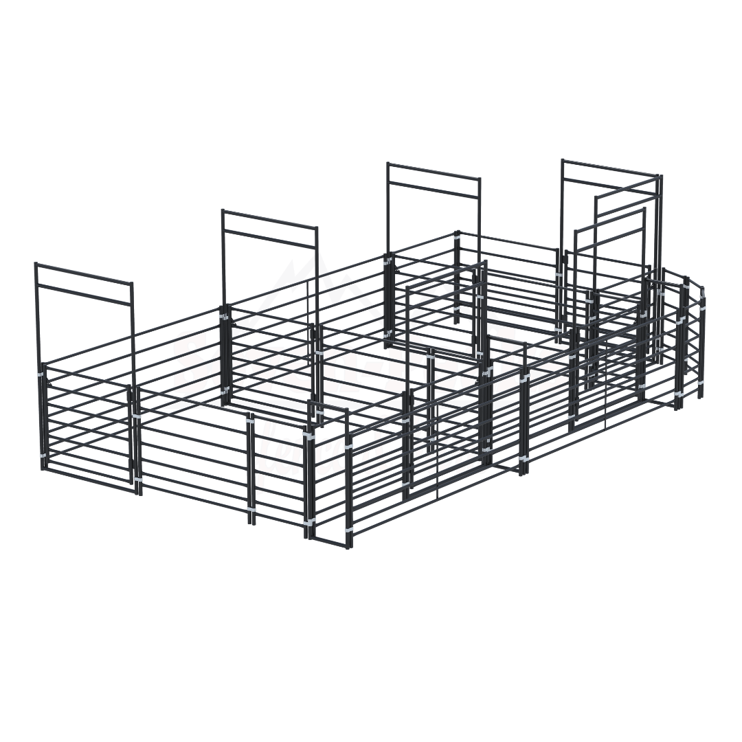 metal fencing enclosure livestock structure