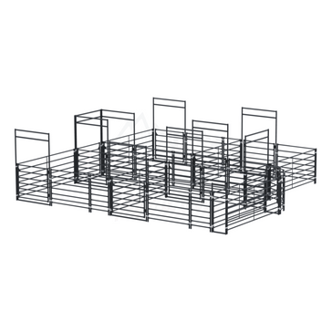 cattle yard design metal enclosure system