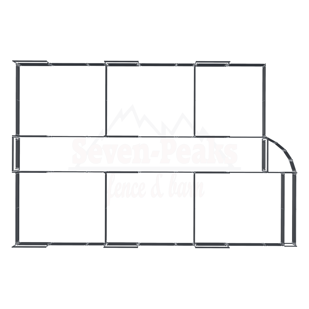 corral fence blueprint design