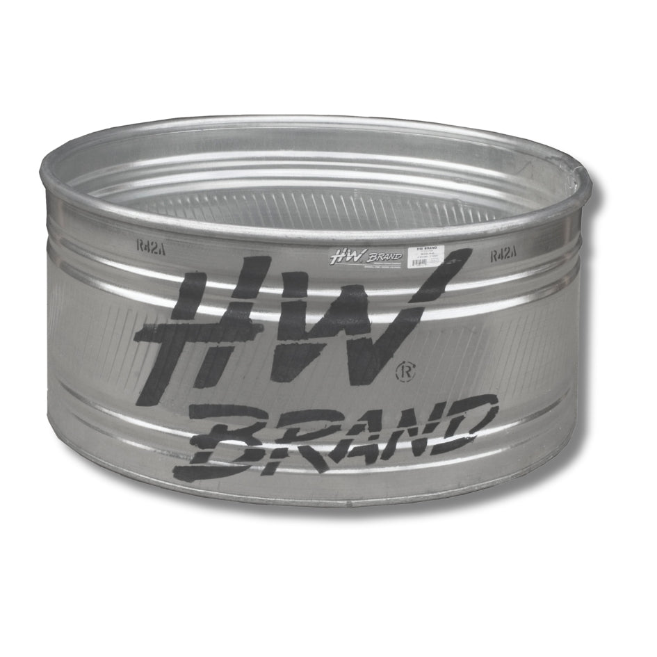 HW Brand Metal Stock Tank on White Background