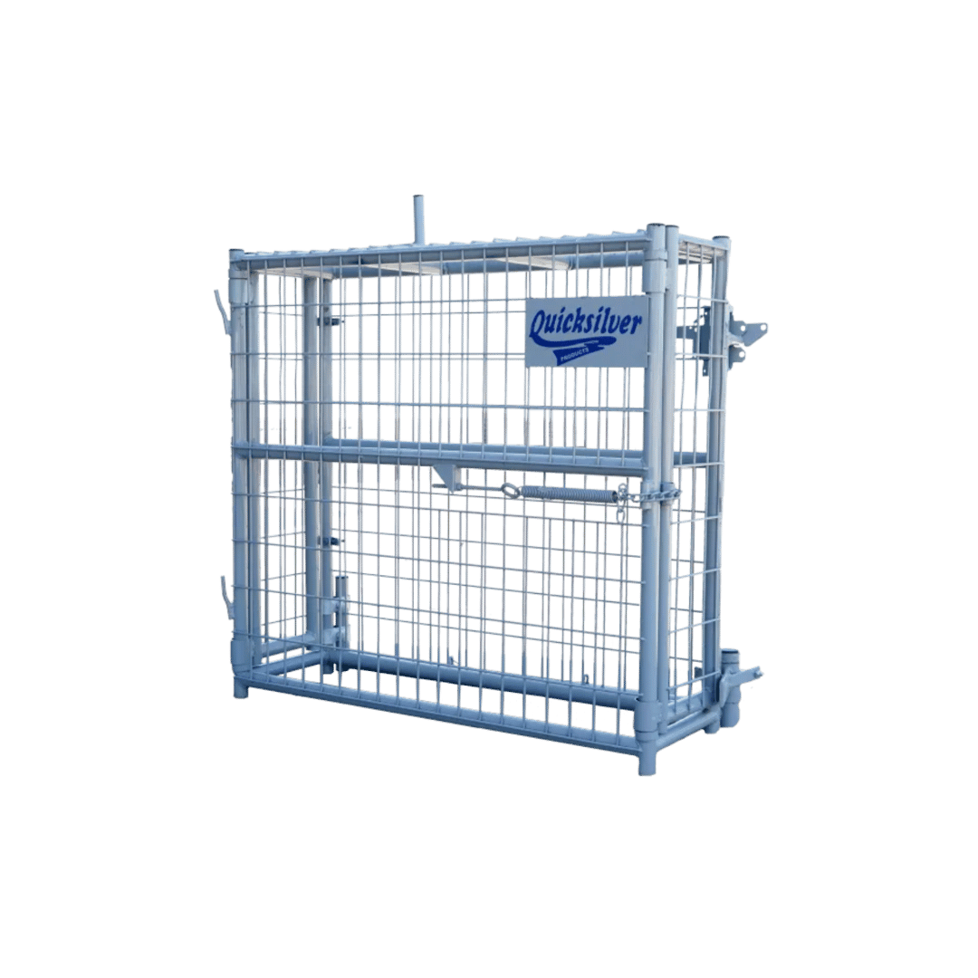 Quicksilver metal cage trap