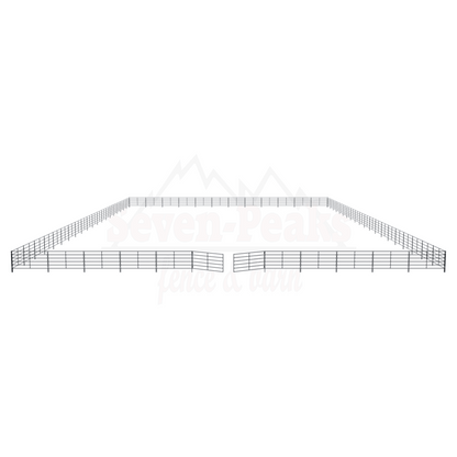 metal livestock corral fence system