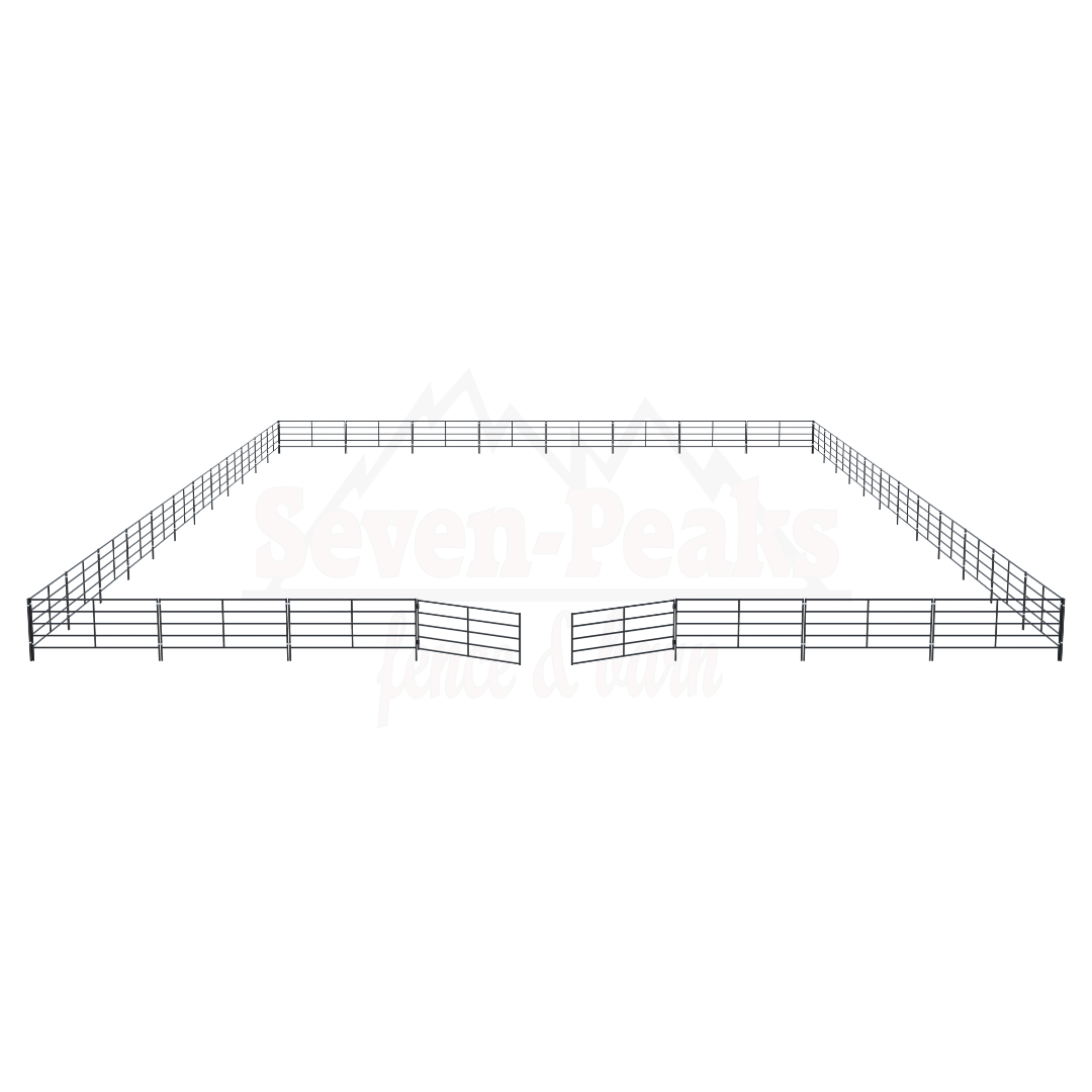 metal livestock fence enclosure