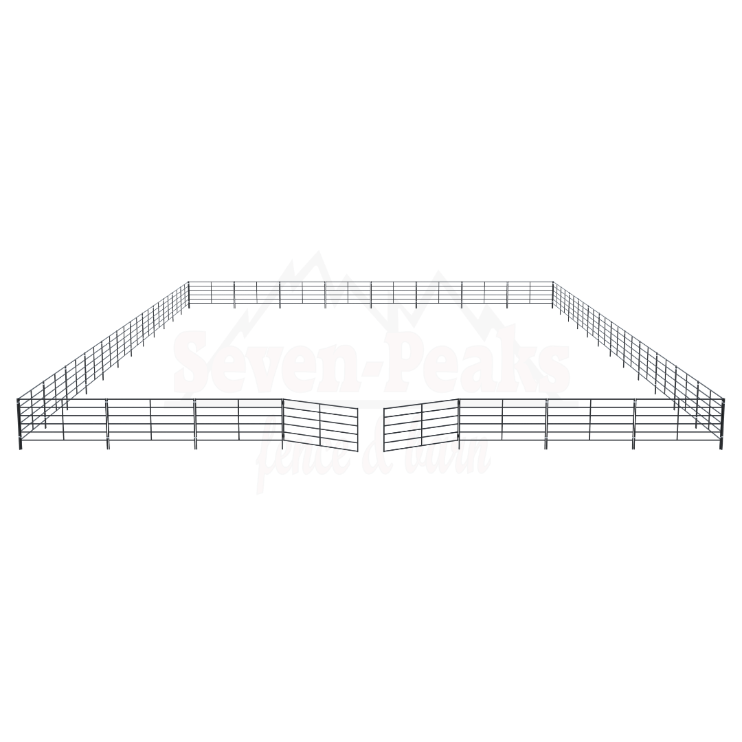 livestock corral fencing system
