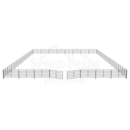 livestock corral fencing system