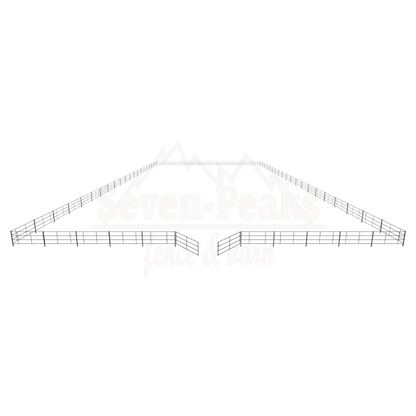 horse corral fencing diagram