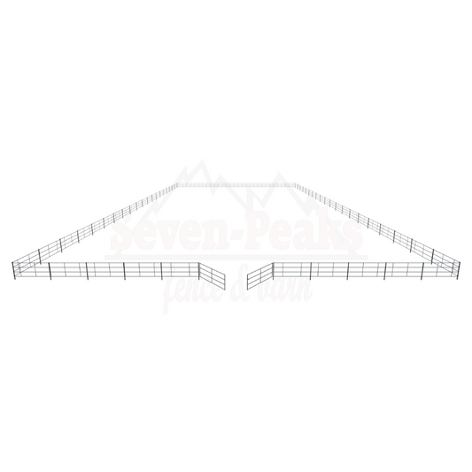 horse corral fencing diagram