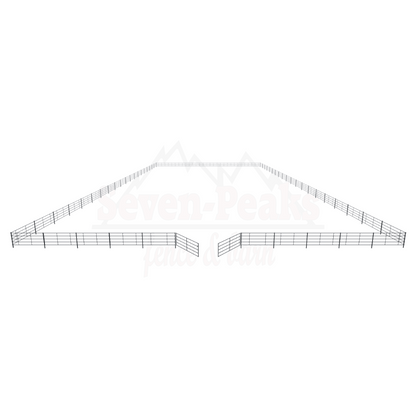 metal corral fence design outline
