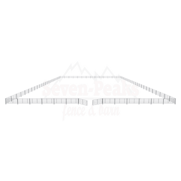 steel pipe fence corral system