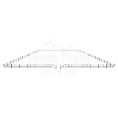 steel pipe fence corral system