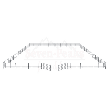 livestock corral fencing setup